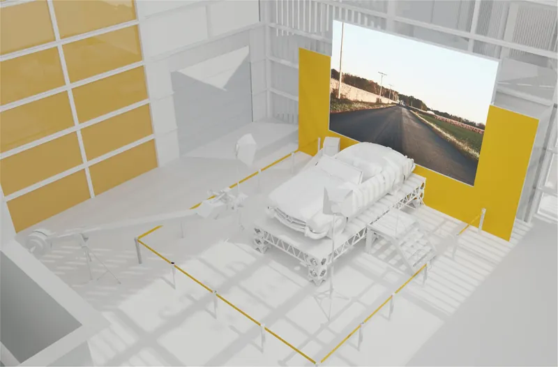Concept rendering: road movie set