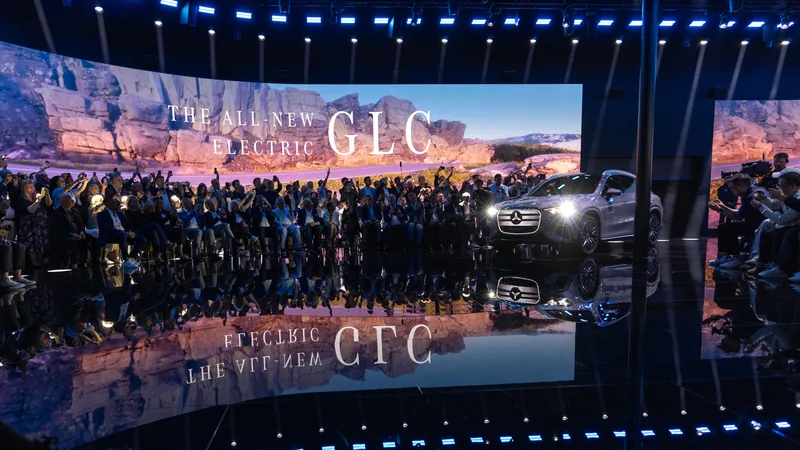 World premiere of the all-new electric GLC